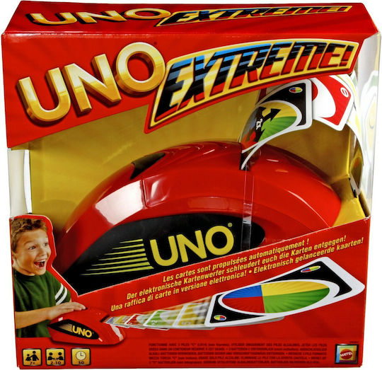 Board Game Uno Extreme for 2-10 Players 7+ Years Old (EL) Mattel