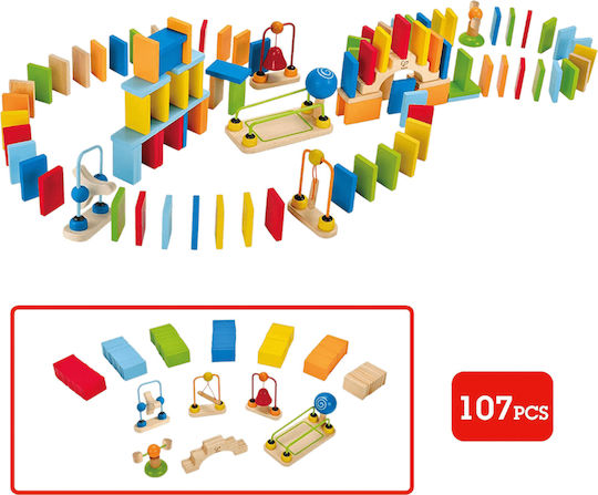 Настолна игра Dynamo Dominoes за 1+ играчи 3+ години (EN) Hape