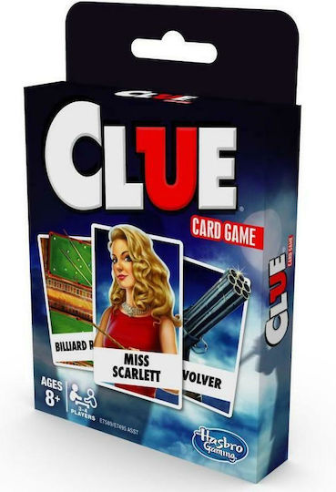 Επιτραπέζιο Παιχνίδι Clue Card Game για 3-4 Παίκτες 8+ Ετών Hasbro