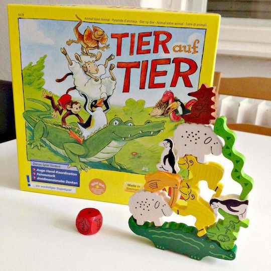 Board Game Η Πυραμίδα των Ζώων for 2-4 Players 4+ Years Old (EN) Haba