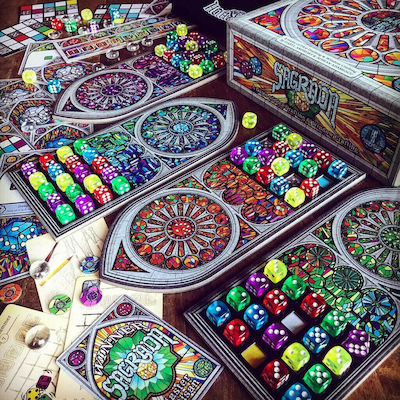 Floodgate Games Board Game Sagrada for 1-4 Players 14+ Years FGGSA01 (EN)