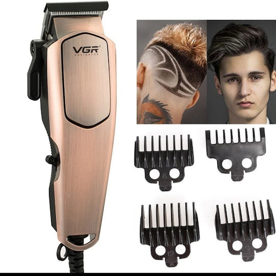 VGR Set Rechargeable Hair Clipper Gold V-131