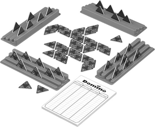 Επιτραπέζιο Παιχνίδι Tripple Domino για 1-4 Παίκτες 6+ Ετών (EN) Schmidt Spiele