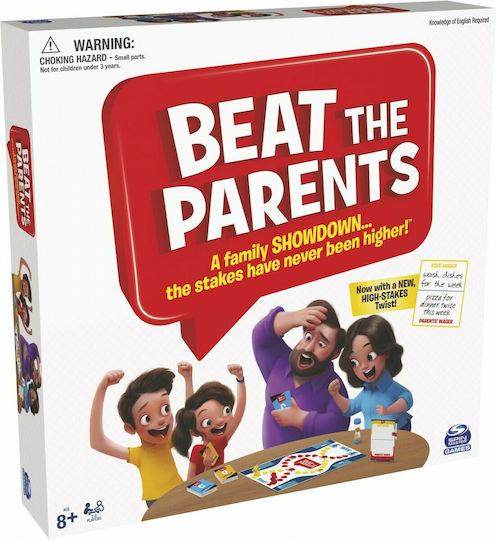 Επιτραπέζιο Παιχνίδι Beat The Parents για 2-6 Παίκτες 8+ Ετών (EN) Spin Master