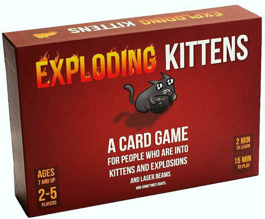 Настолна игра Original Edition за 2-5 играчи 7+ години (EN) Exploding Kittens