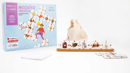 Board Game Μωσαϊκό Γνώσεων for 2-4 Players 6+ Years Old 38027 Savvalas