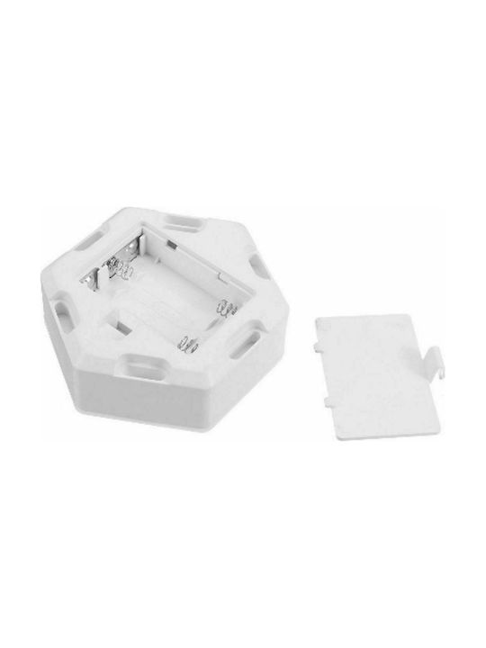 Dekorative Lampe Sechseck Weiß 6Stück