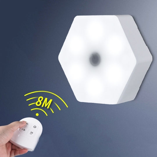 Lustră Decorativă Hexagon Alb 6buc
