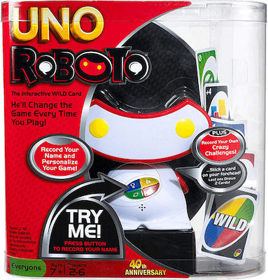 Board Game UNO Roboto for 2-6 Players 7+ years Mattel