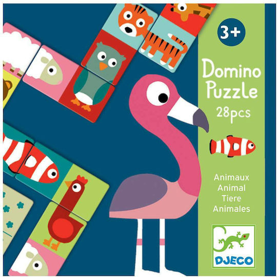 Board Game Ντόμινο Ζωάκια Διπλής Όψης for 1 Player 3+ Years Old (EN) Djeco
