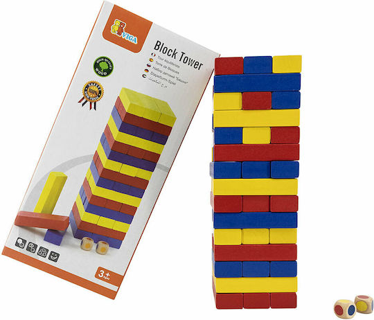 Board Game Πύργος Ισορροπίας for 2+ Players 5+ Years Old (EN) Viga Toys