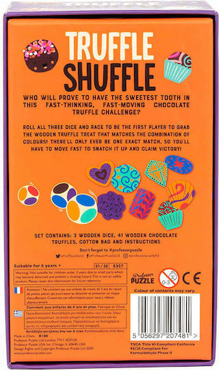Επιτραπέζιο Παιχνίδι Truffle Shuffle για 1-2 Παίκτες 5+ Ετών (EN) Professor Puzzle