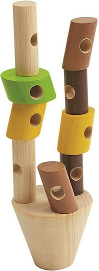 Board Game Stacking Logs for 1-2 Players 3+ Years Old (EN) Plan Toys
