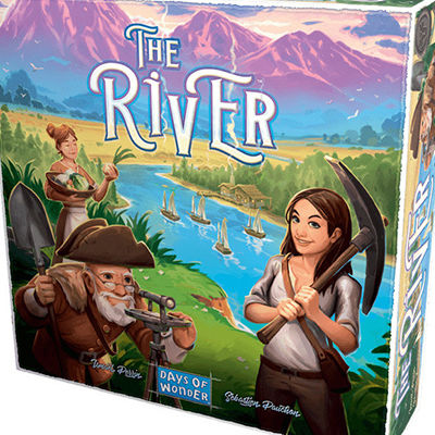 Board Game The River for 2-4 Players 8+ Years Old (EN) Days of Wonder