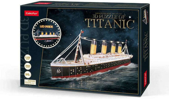 Titanic with Led Puzzle 3D 266pcs