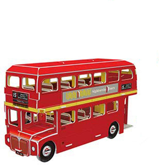Double Decker Bus Puzzle 3D 66 Teile