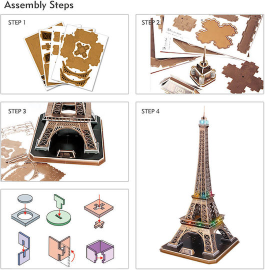 Puzzle 3D 82pcs L091H