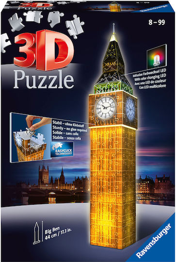 Big Ben Night Edition Puzzle 3D 216pcs