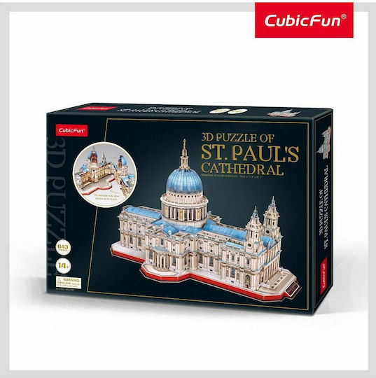 Puzzle 3D Catedrala Sf. Paul 643 Piese