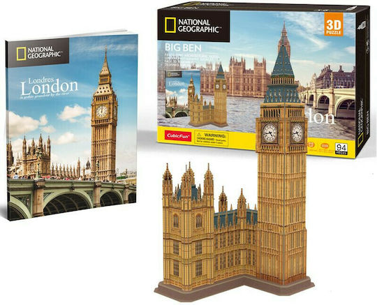 National Geographic Big Ben Puzzle 3D 94 Teile