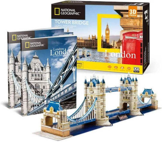 National Geographic Tower Bridge Puzzle 3D 120 Teile