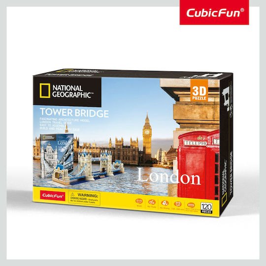 National Geographic Tower Bridge Puzzle 3D 120 Teile