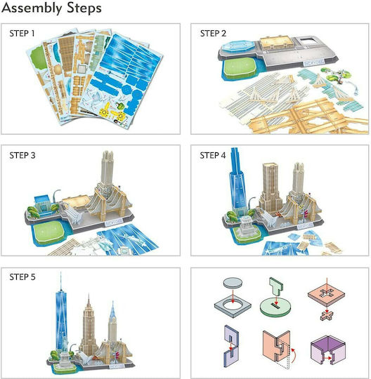 New York City Puzzle 3D 123 Teile
