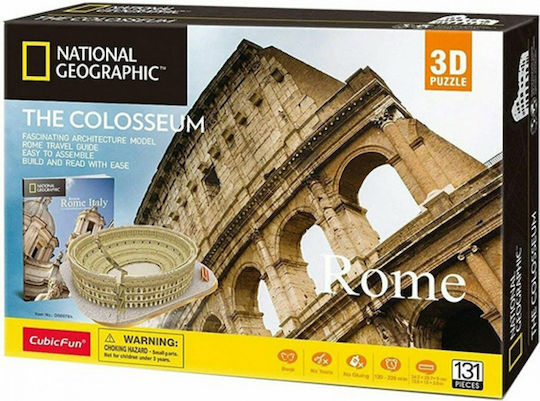 National Geographic Das Kolosseum Puzzle 3D 131 Teile