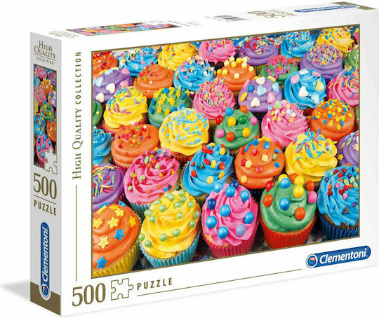 Buntes Cupcakes Puzzle 2D 500 Teile
