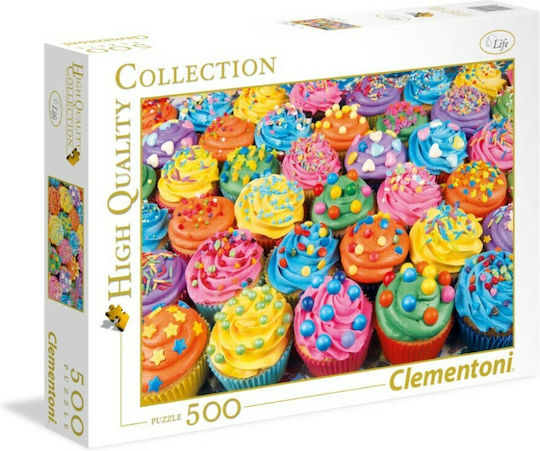 Buntes Cupcakes Puzzle 2D 500 Teile