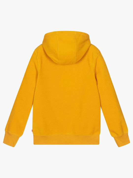 Levi's Kids Cardigan Sweatshirts Hooded Yellow