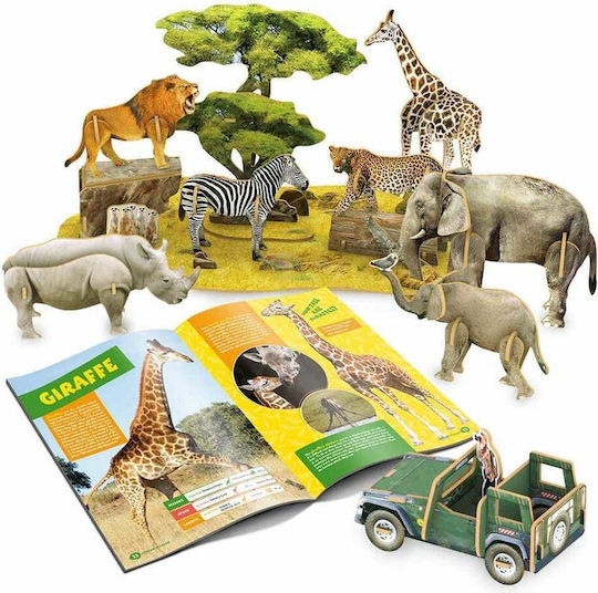 African Wildlife Puzzle 3D 69pcs