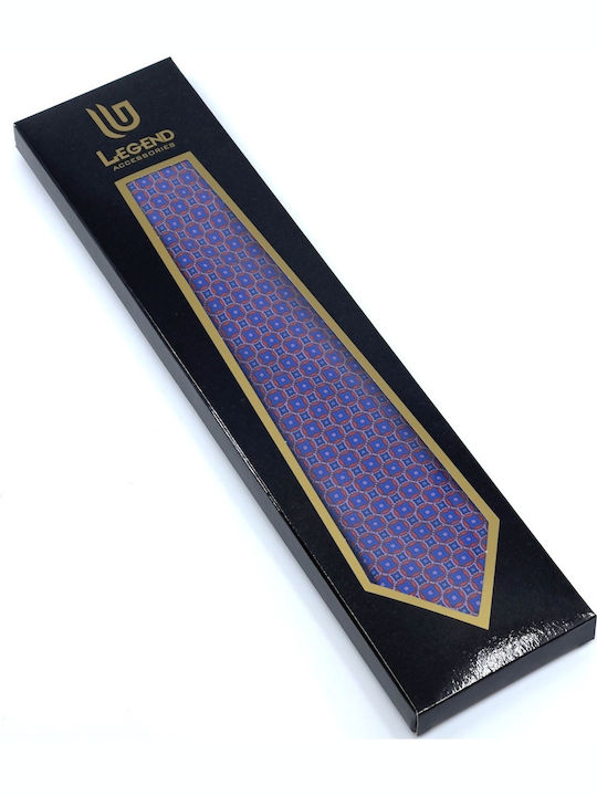 Legend Accessories L-051-88 Men's Tie Set Silk Printed Silicon L-051-88