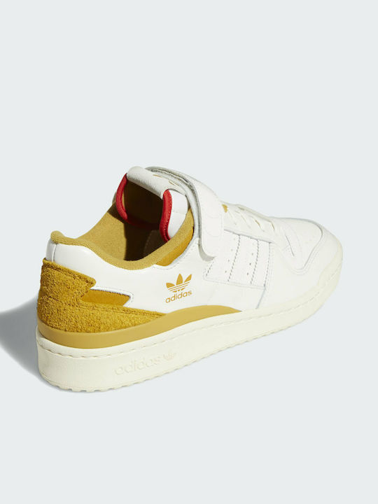 Forum 84 Ανδρικά Sneakers Cream White / Victory Gold / Red