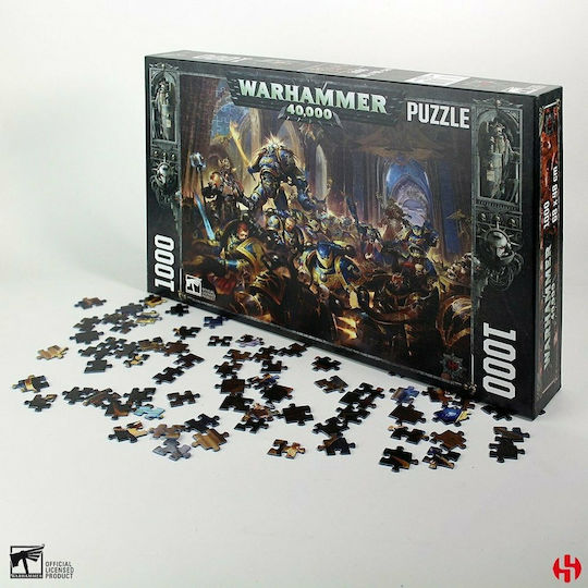 Puzzle Gulliman vs Black Legion Warhammer 2D 1000 Pieces