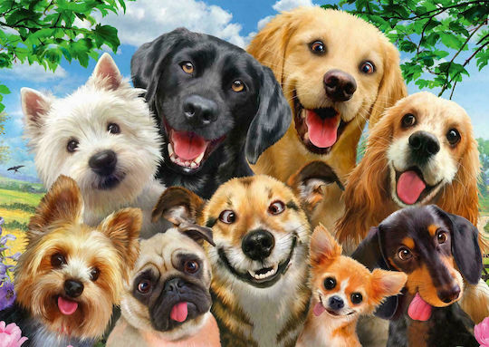 Dog Selfie Puzzle 2D 500pcs 58390