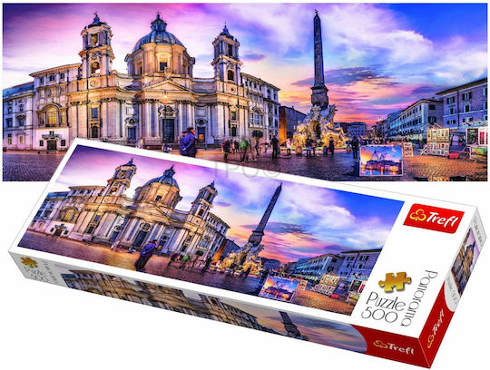 Piazza Navona Rzym Puzzle 2D 500 Piese