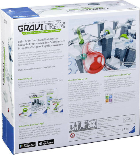 Ravensburger Starter Set STEM Εκπαιδευτικό Παιχνίδι Μηχανικής Gravitrax για 8+ Ετών