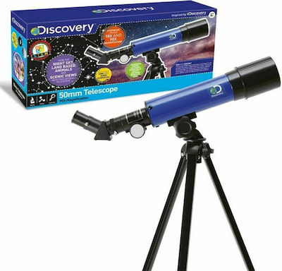 Discovery Kids Astronomical Telescope 50mm Educational Toy for 8+ Years Old