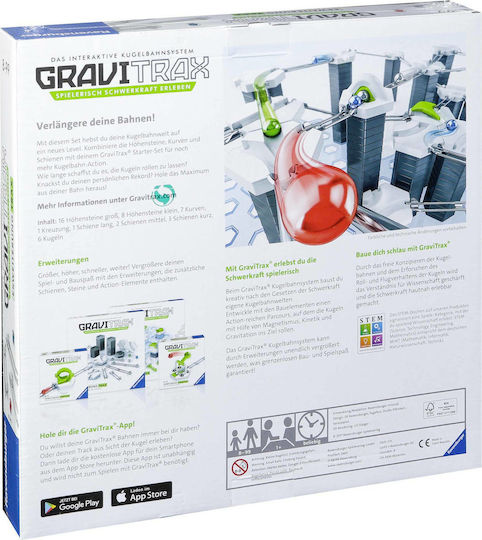 Ravensburger Extension Set Trax STEM Образователна Игра Инженеринг Gravitrax за 8+ години Години