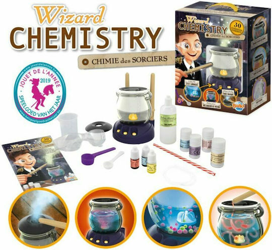 Buki Chemistry Wizard 30 Πειράματα STEM Образователна Игра Експерименти за 8+ години Години
