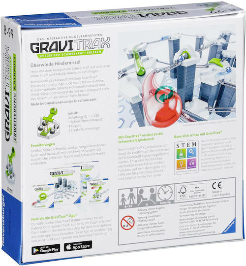 Ravensburger Extension Set Catapult STEM Εκπαιδευτικό Παιχνίδι Μηχανικής Gravitrax για 8+ Ετών