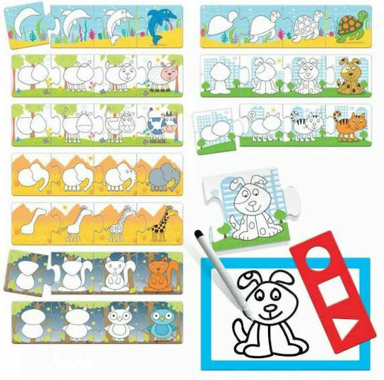 Real Fun Toys Εργαστήρι Ζωγραφικής Montessori Εκπαιδευτικό Παιχνίδι Γνώσεων για 3-6 Ετών