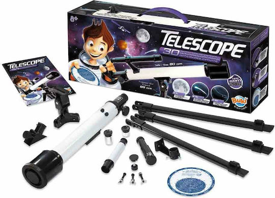 Buki Telescope with 30 Activities Telescop pentru 8-14 Ani