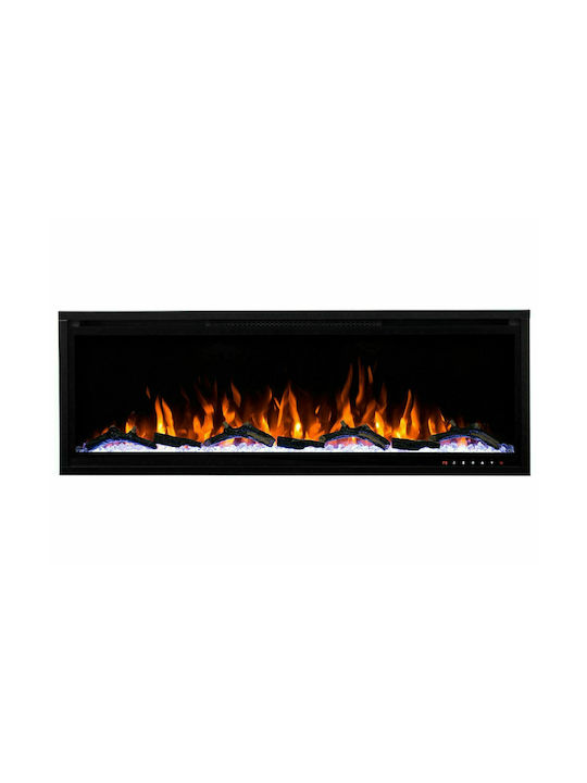 Hitense LUXURIUS-S500 Wandmontiert Elektrischer Kamin 1600W 127.5x45cm Schwarz