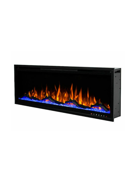 Hitense LUXURIUS-S500 Wandmontiert Elektrischer Kamin 1600W 127.5x45cm Schwarz