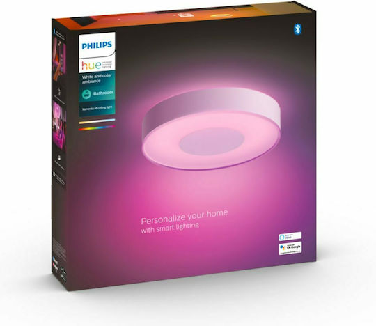 Philips Round Outdoor LED Panel 33.5W with RGBW Lighting 38.1cm