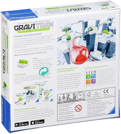 Ravensburger Tiptube Образователна Игра Инженеринг Gravitrax за 8+ години Години