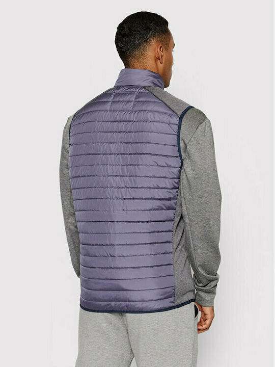 Jack & Jones Men's Sleeveless Puffer Jacket Purple