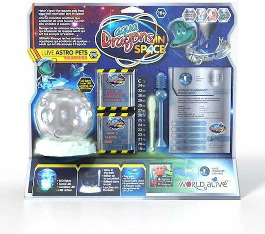 World Alive Ενυδρείο Aqua Dragons In Space Astro Pets Deluxe STEM Lernspiel Wissen für 6+ Jahre Jahre